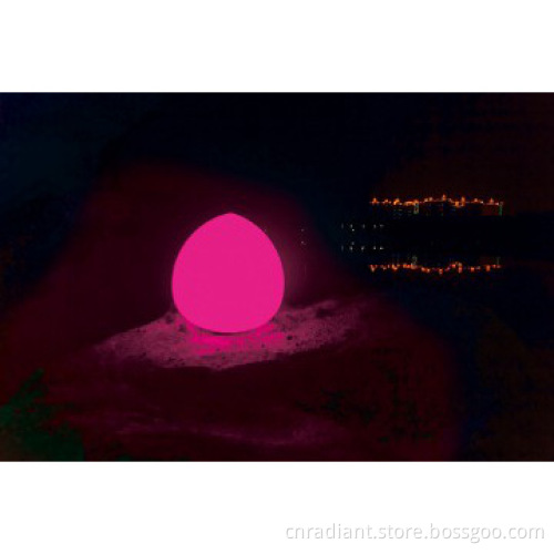 RGB color changing led mood lights, rock shape for pool and garden use